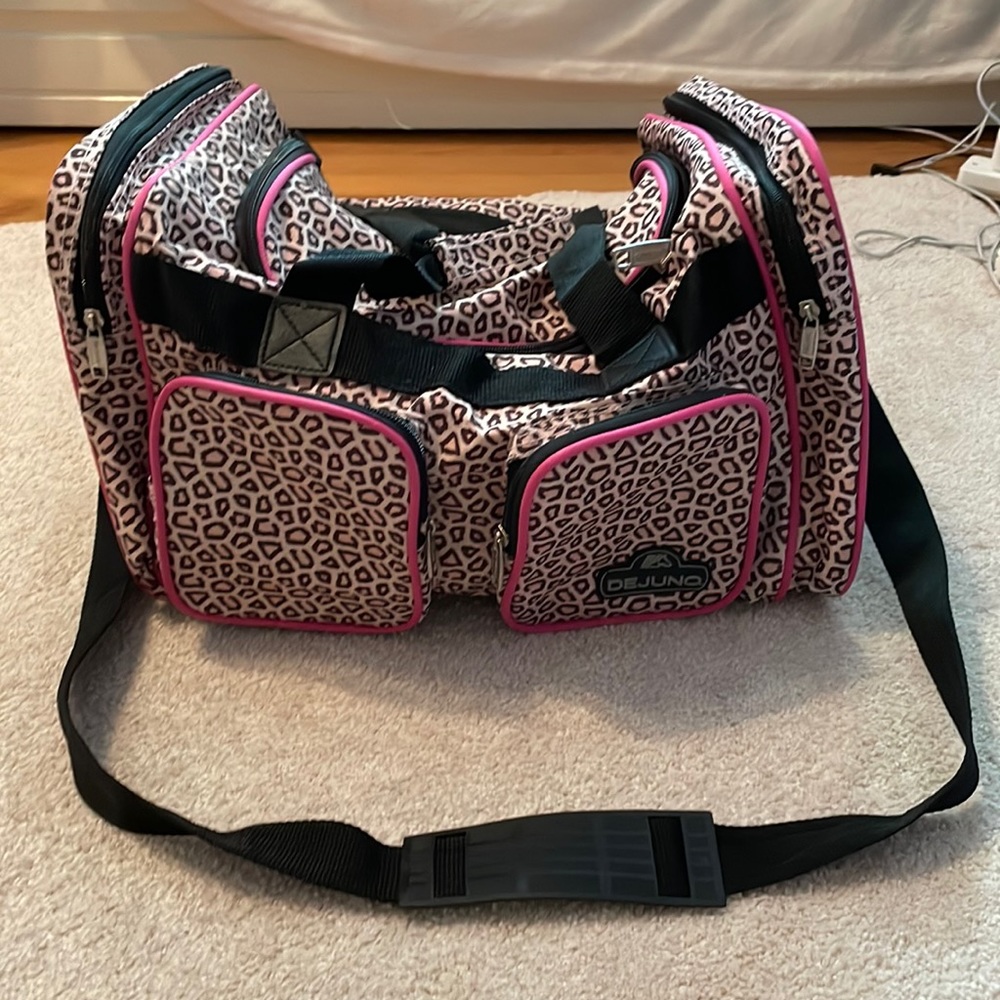 Leopard gym bag